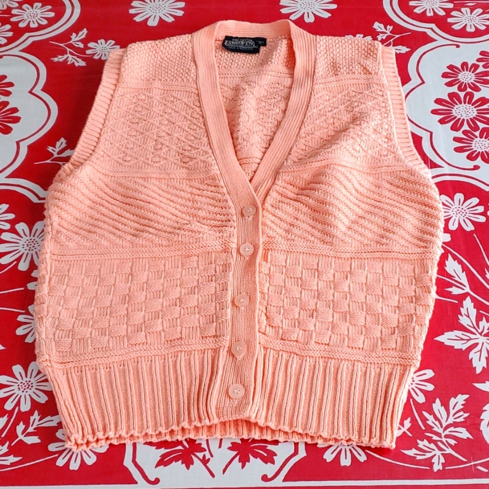 70's sweater vest by Lands End Vintage 70's
